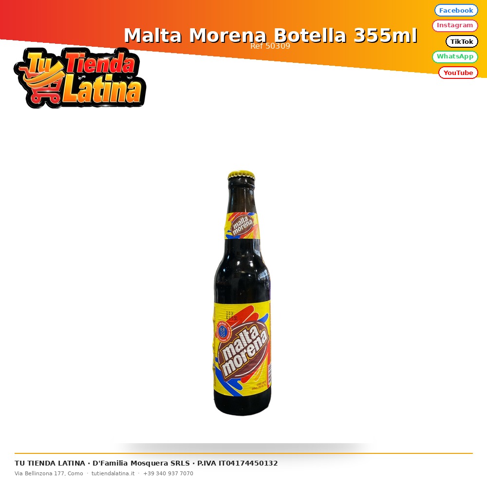 Malta Morena Botella 355ml
