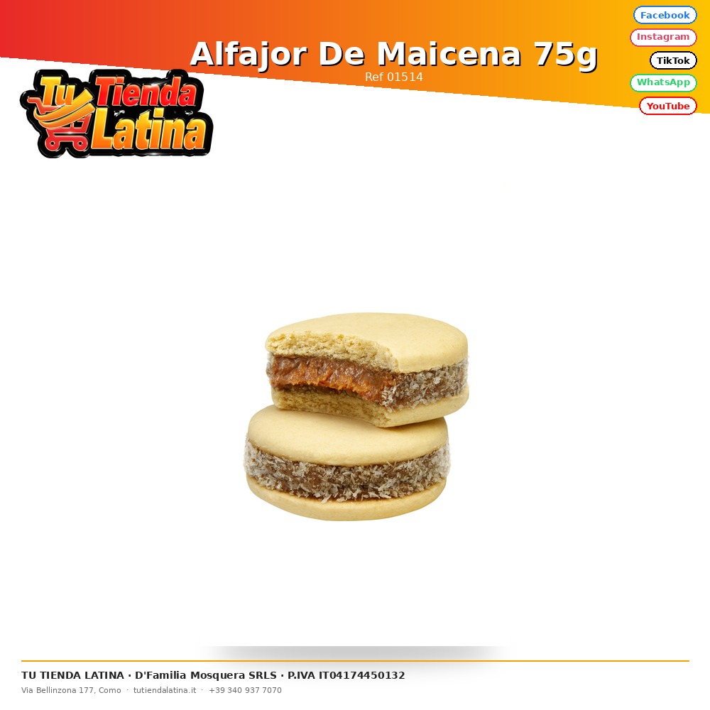 Alfajor De Maicena 75g