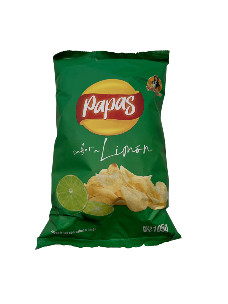 Papas Sabor A limon La Mantuana 105g