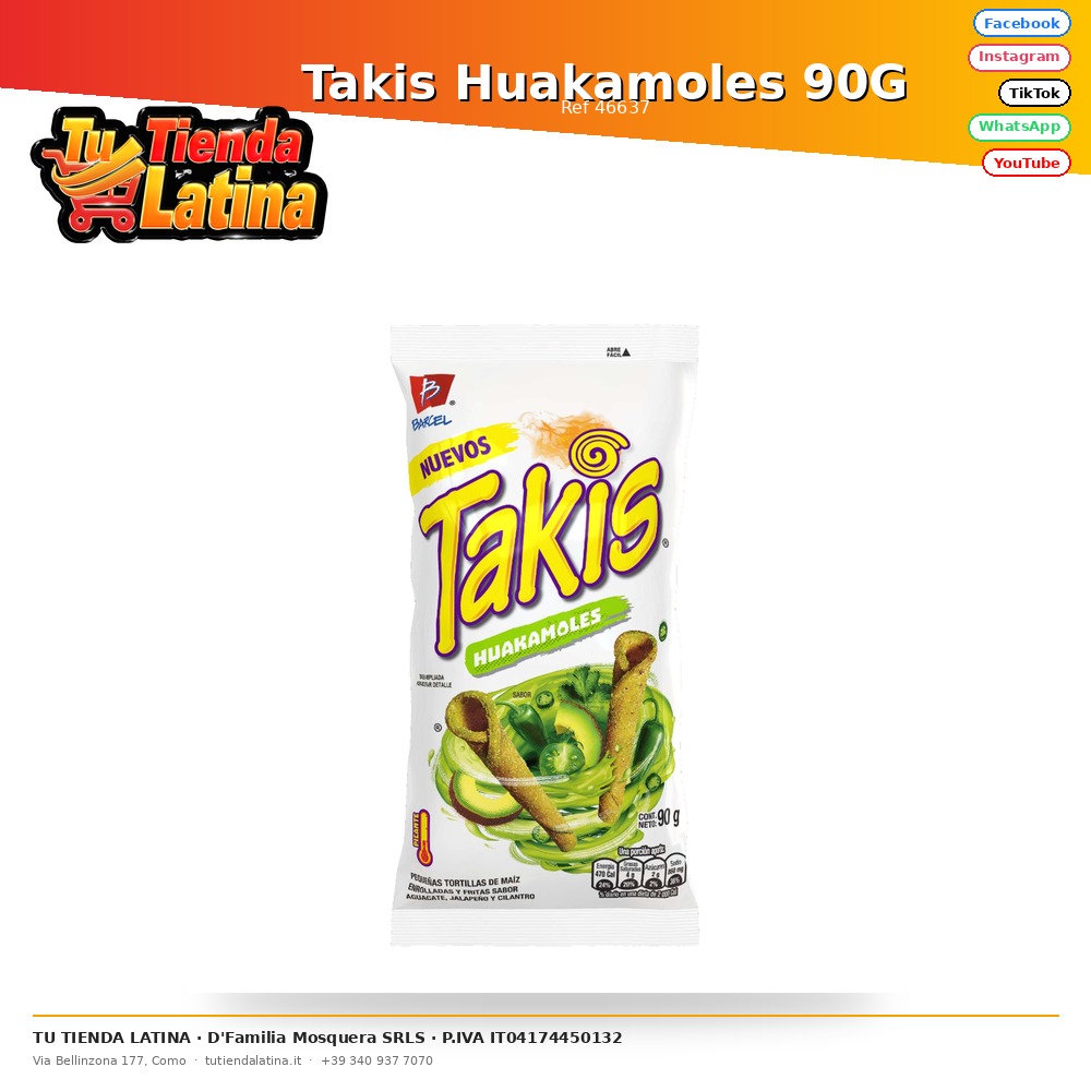 Takis Huakamoles 90G