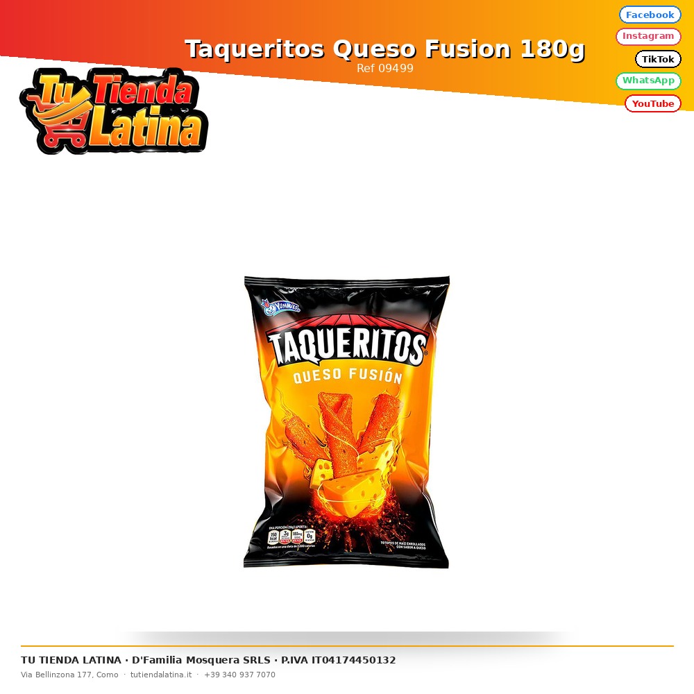 Taqueritos Queso Fusion 180g