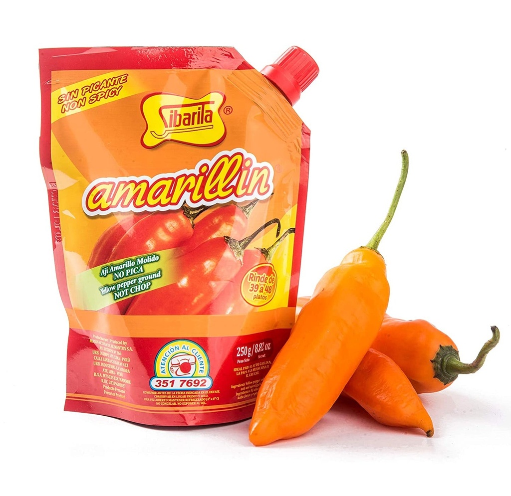 Ají Amarillo Sin Picante Sibarita 250g