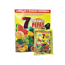 Laxante Natural 7 Pepas 20g 100% Hierbas y Semillas Naturales
