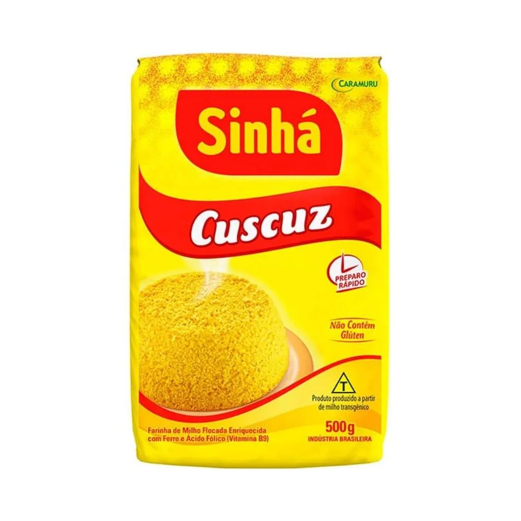Flocao Cuscuz Rapidon Tradicional Sinha 500g