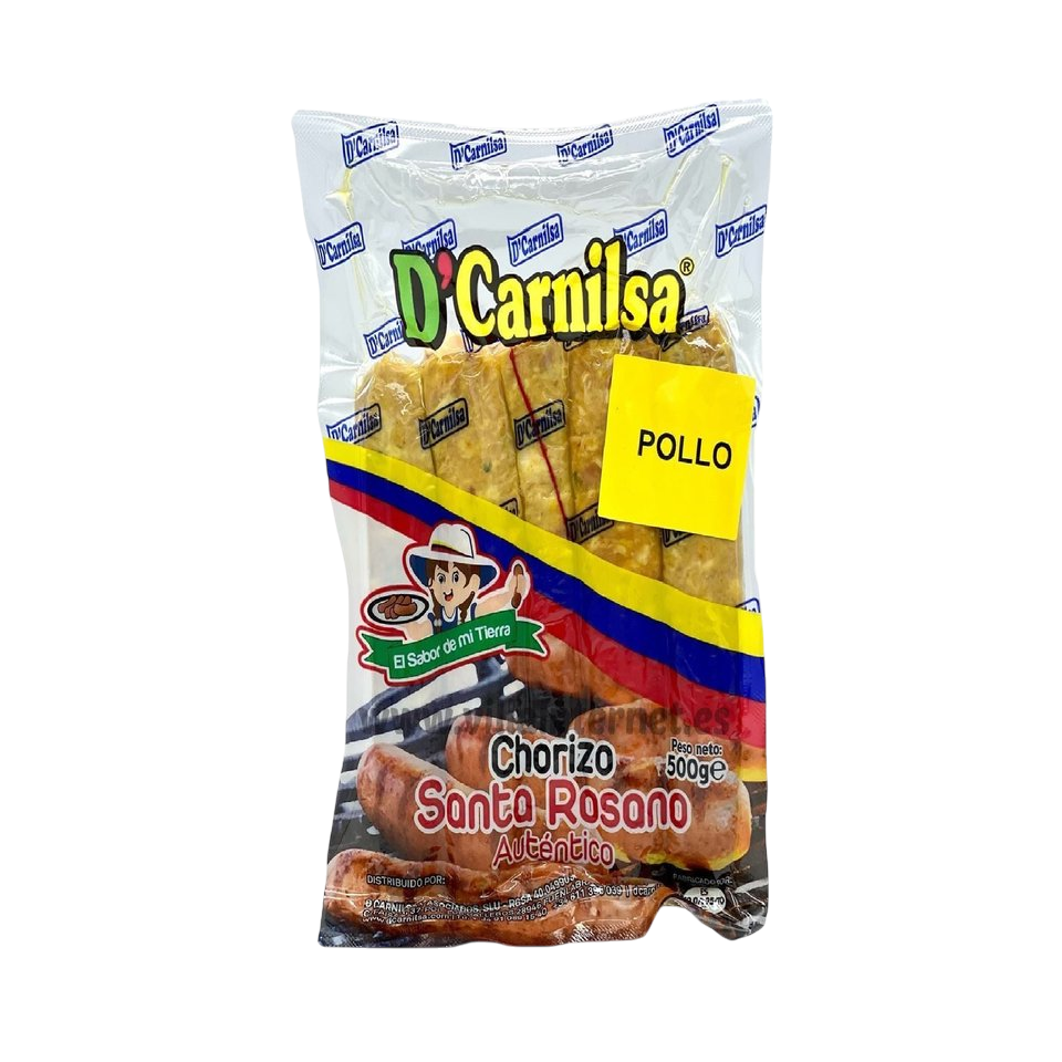Chorizo De Pollo Santa Rosano 500g