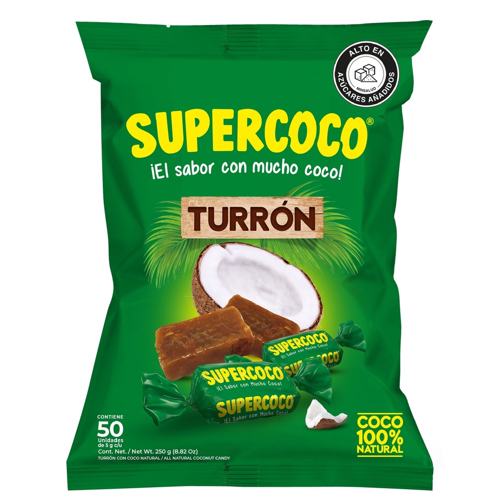 Supercoco Turron  50Und 250g