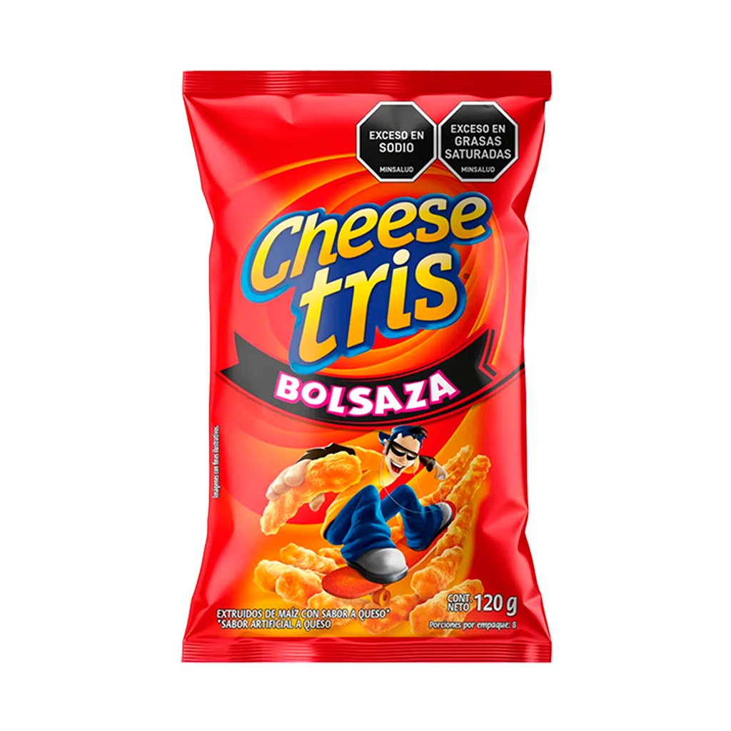  CHEESE TRIS SNACK 120gr