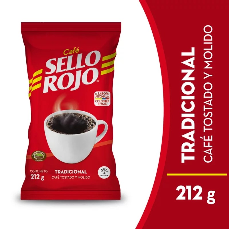 Cafe Sello Rojo 212gr