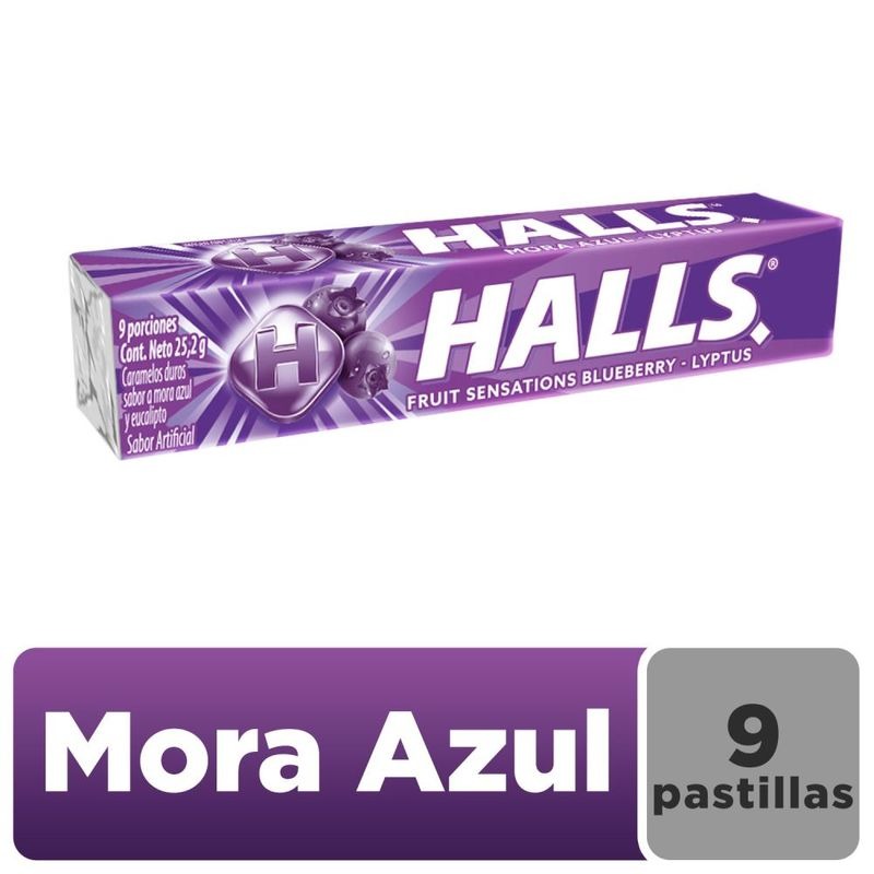 Halls Blueberry 9 Porciones