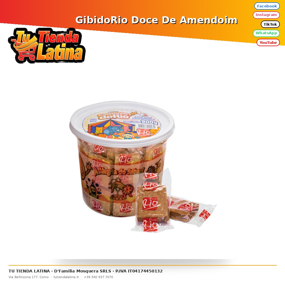GibidoRio Doce De Amendoim 