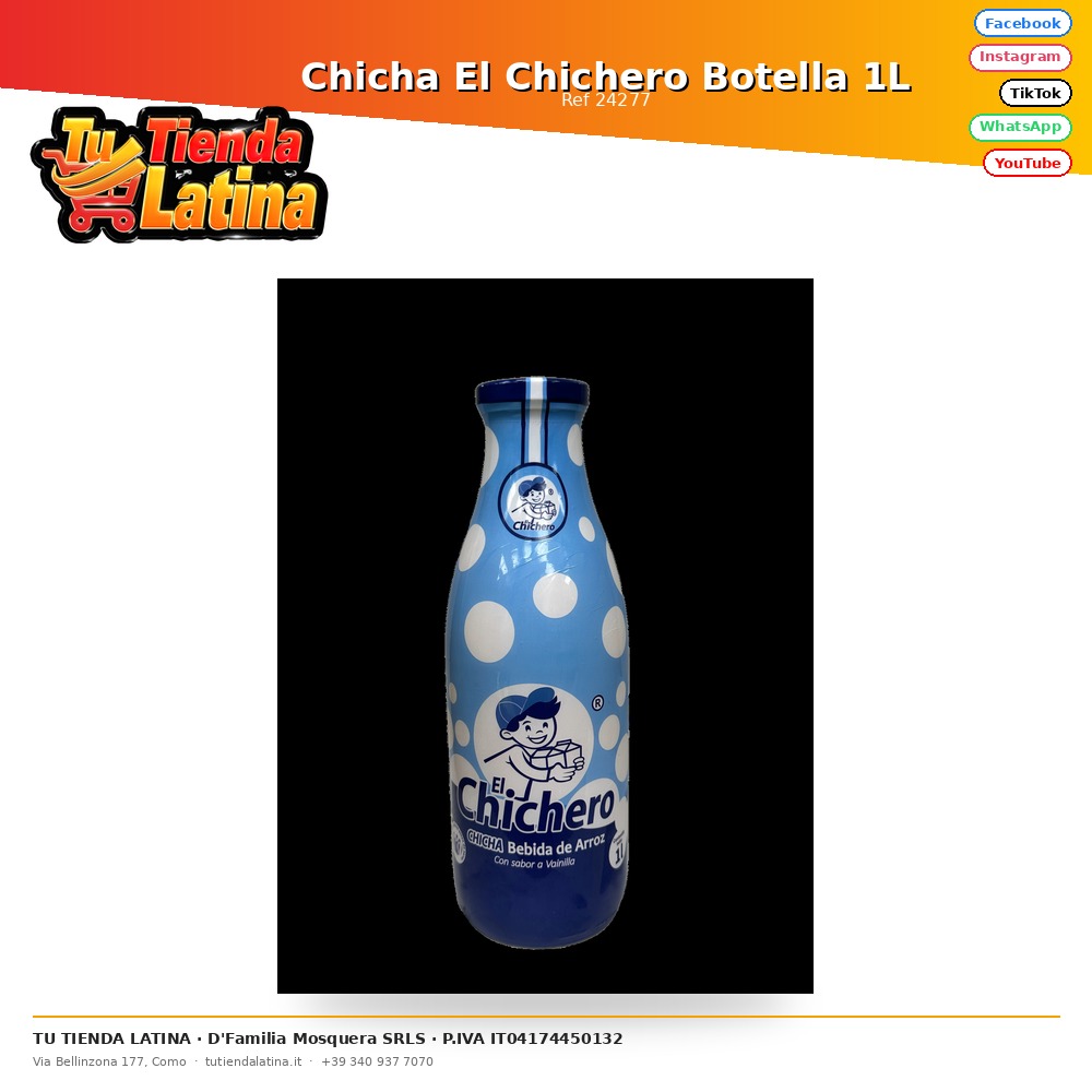Chicha El Chichero Botella 1L
