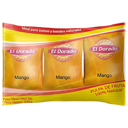 Pulpa De Mango El Dorado 90g x 4