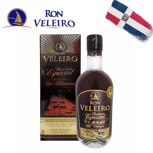 Ron Veleiro Reserva Especial 70ml (Republica Dominicana)