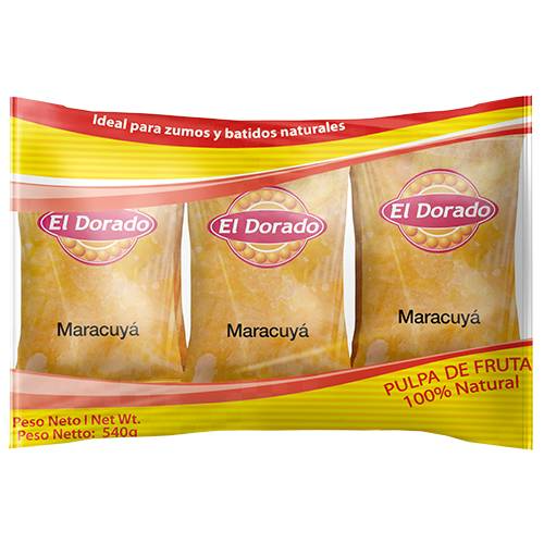 Pulpa De Maracuya El Dorado 90g x 4