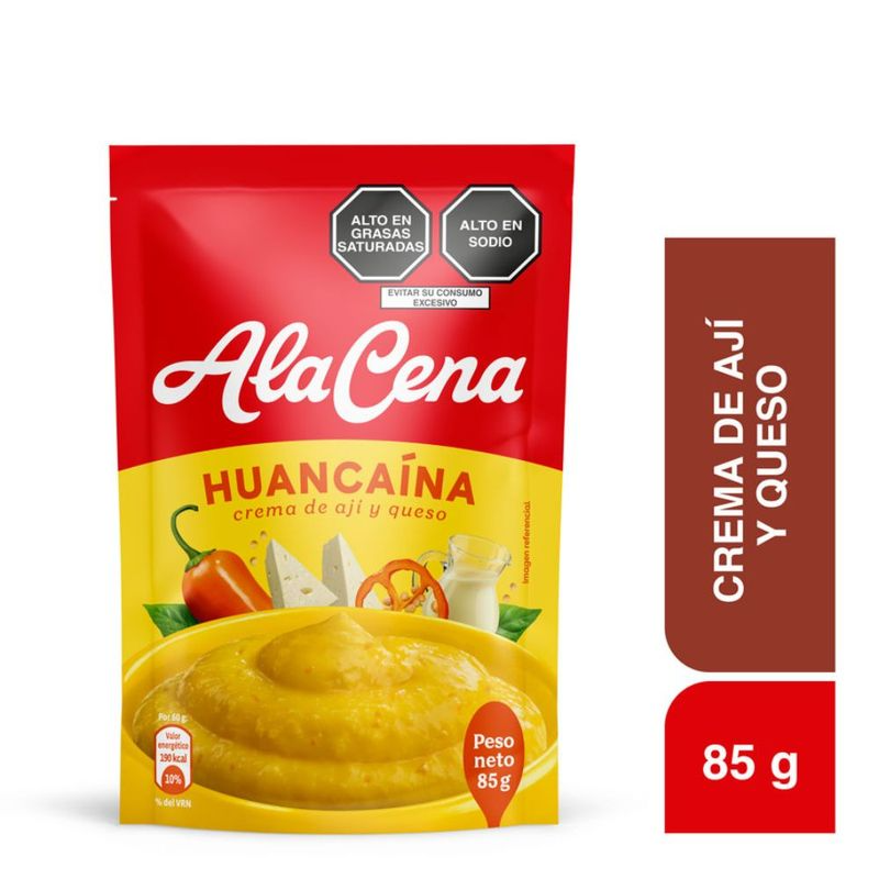 Huancaina Crema De Aji Y Queso Alacen 85g