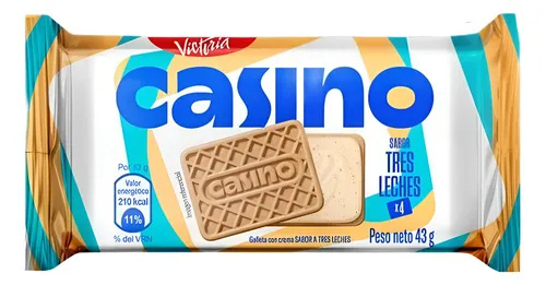 Galletas Casini Sabor Tres Leches 43G