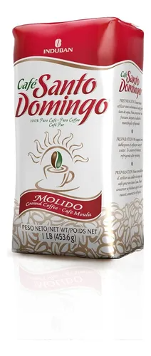 CAFE TOSTADO Y MOLIDO 453,59gr SANTO DOMINGO