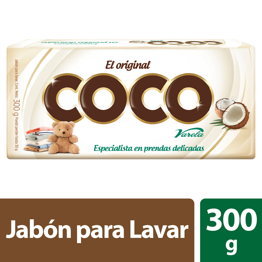 Jabon De Coco Varela 300g