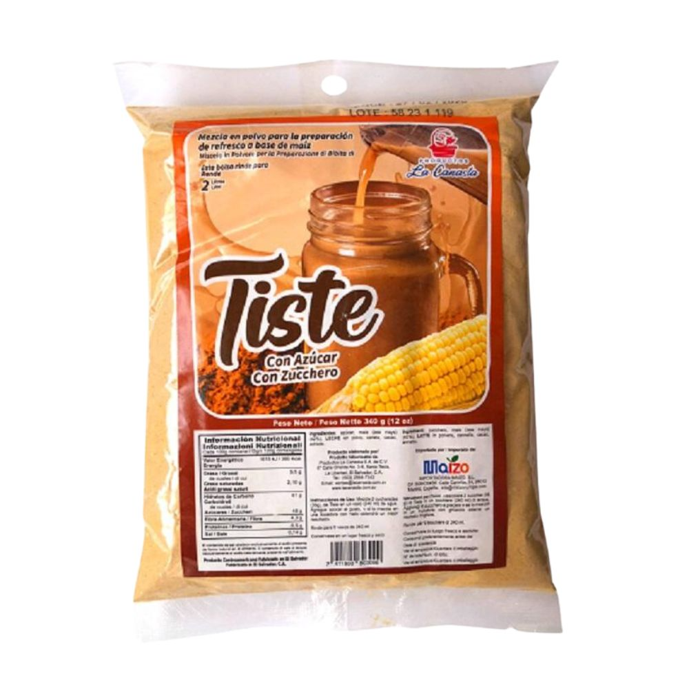 Tiste Con Azucar Maizo La Canasta 340g