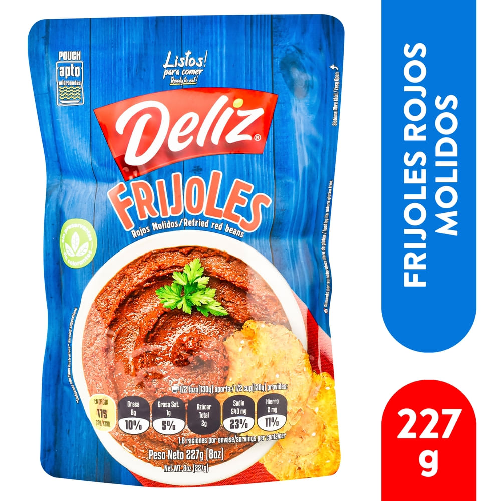 Deliz Frijoles Rojos Molido 227g