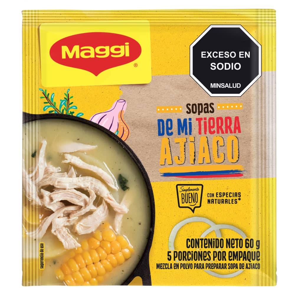 Maggi Sopas de Mi Tierra Ajiaco 60g