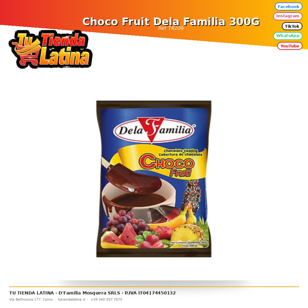 Choco Fruit Dela Familia 300G