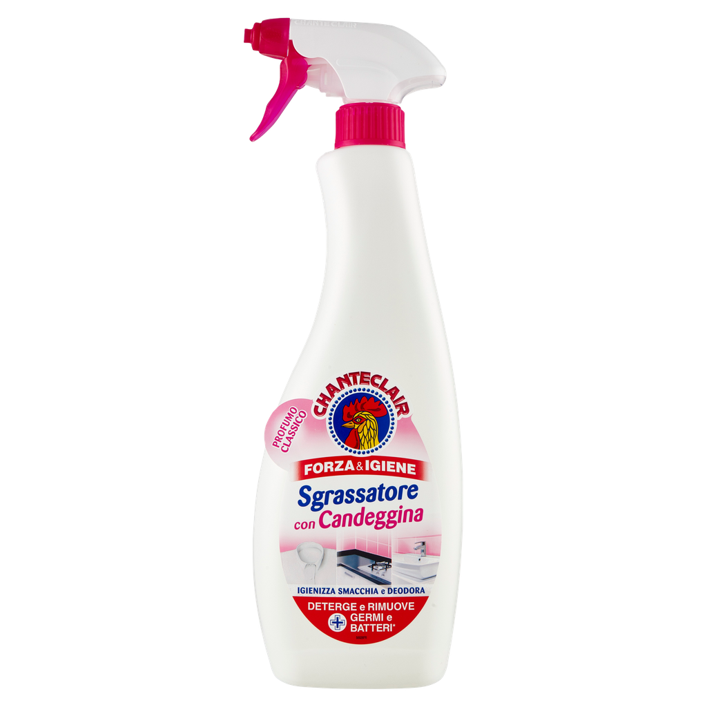 Sgrassatore Con Candeggina 600Ml Chanteclair