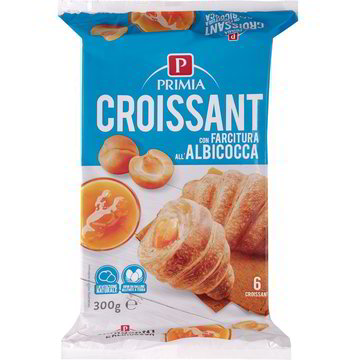 Croissant Albicocca 300G 6Und
