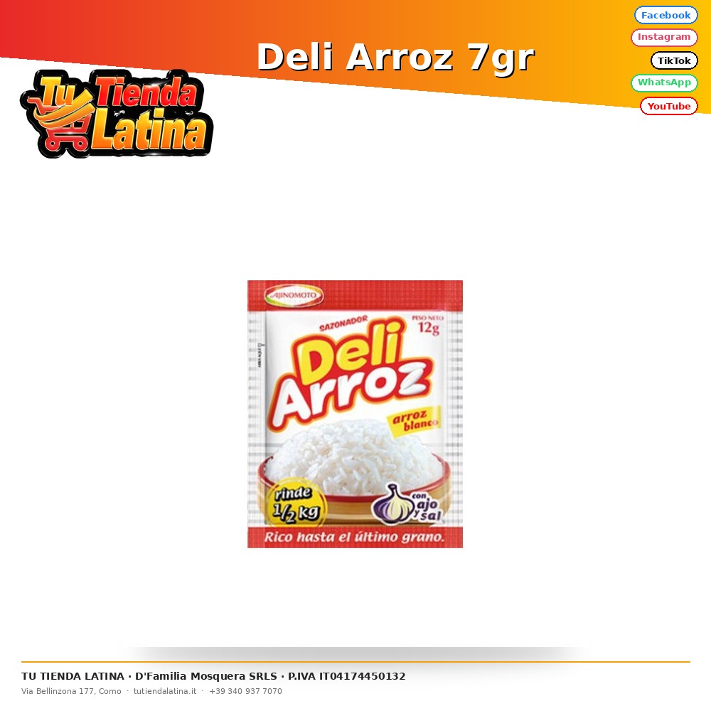 Deli Arroz 7gr