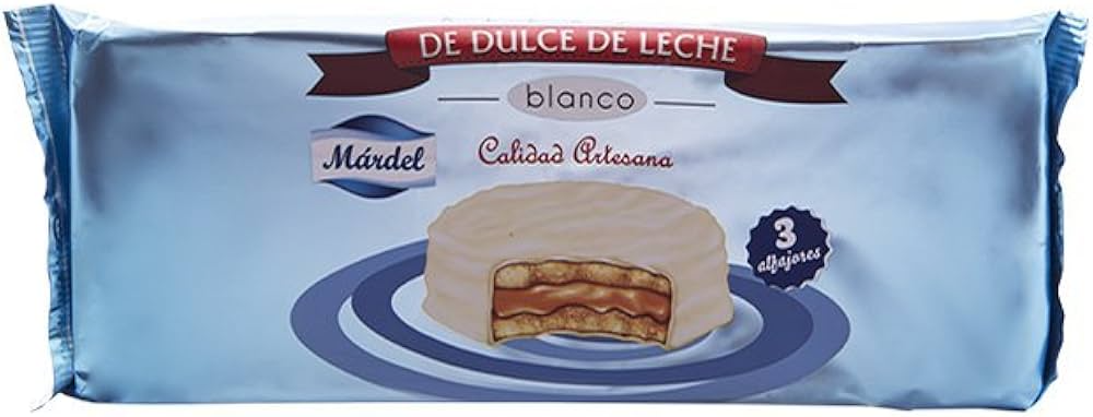 Alfajores Mardel Blanco 3Und
