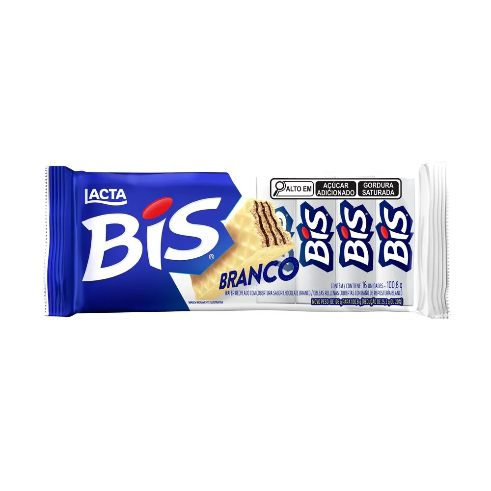Bis Branco Lacta 100.8g
