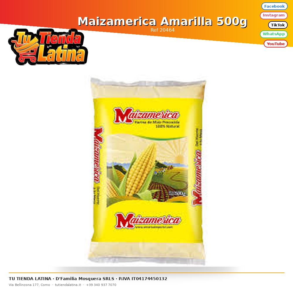 Maizamerica Amarilla 500g