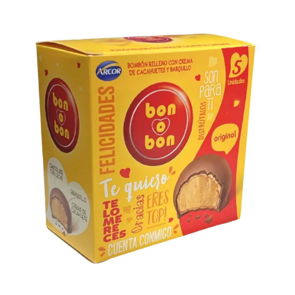 Felicidades Bombones Bon o Bon Tradicional Caja 5*15g