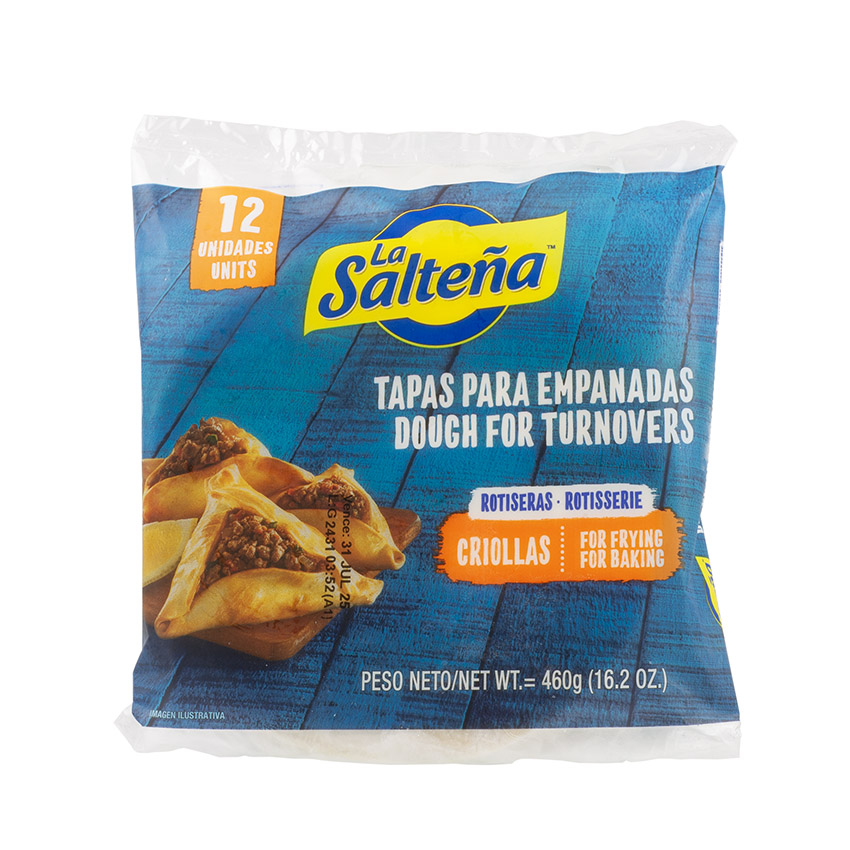 La Salteña Tapas de Empanadas Disco De Empanada 460g