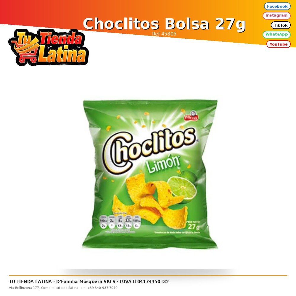 Choclitos Bolsa 27g