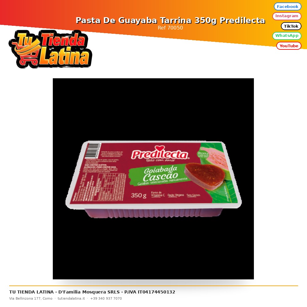Pasta De Guayaba Tarrina 350g Predilecta