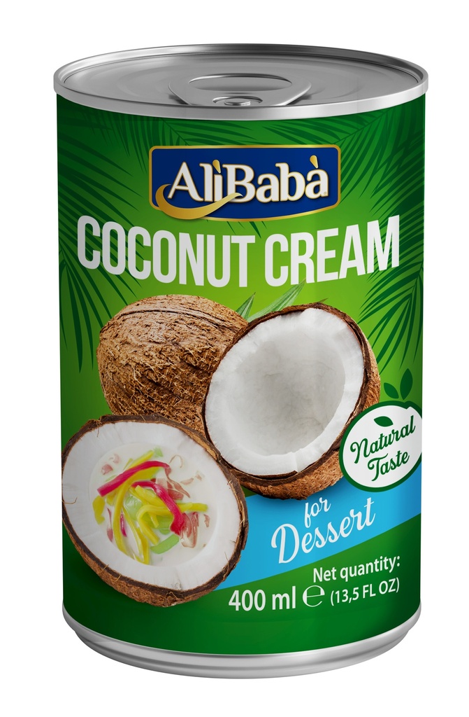 Coconut Cream 400ml Leche de Coco Para  Dulce