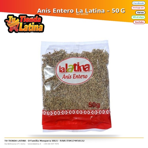 [69349] Anís Entero La Latina – 50 G 