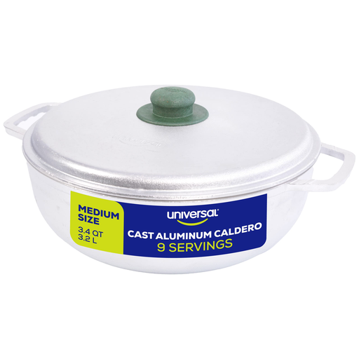 [3907] ​Caldero Universal 24 cm – Aluminio Fundido con Tapa