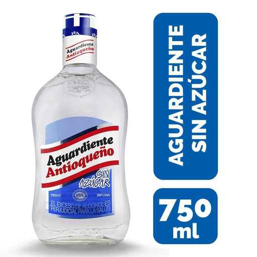 [00708] Aguardiente Antioqueño Sin Azúcar Tapa Azul – 700ml