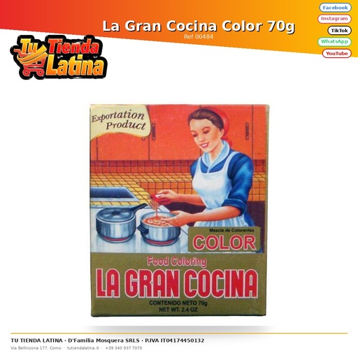 [00484] La Gran Cocina Color 70g