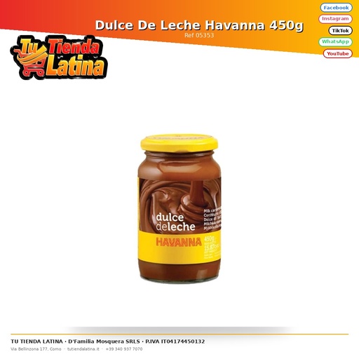 [05353] Dulce De Leche Havanna 450g