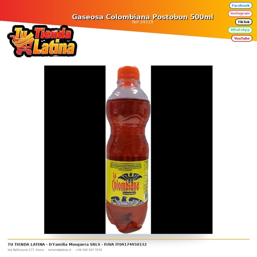 [24319] Gaseosa Colombiana Postobon 500ml