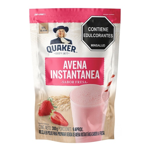 [3578] Quaker Avena Instantanea Sabor Fresa 300g
