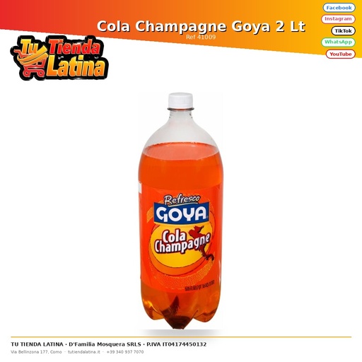 [41009] Cola Champagne Goya 2 Lt