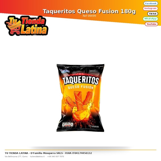 [09499] Taqueritos Queso Fusion 180g