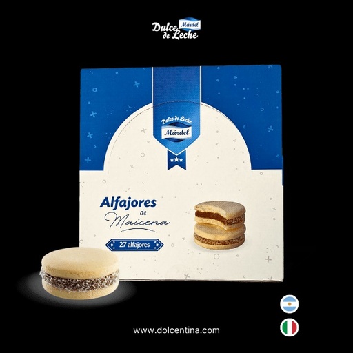 [5189] Alfajores  Dulce De Leche Blanco 24 Unidades