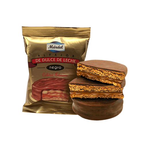 [01637] Dulce De Leche Negro Alfajores 50g