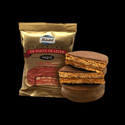 [5193] Dulce De Leche Negro Alfajor