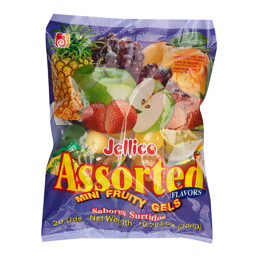 [5324] Gelatinas Surtidas Jellico 306g 20Und